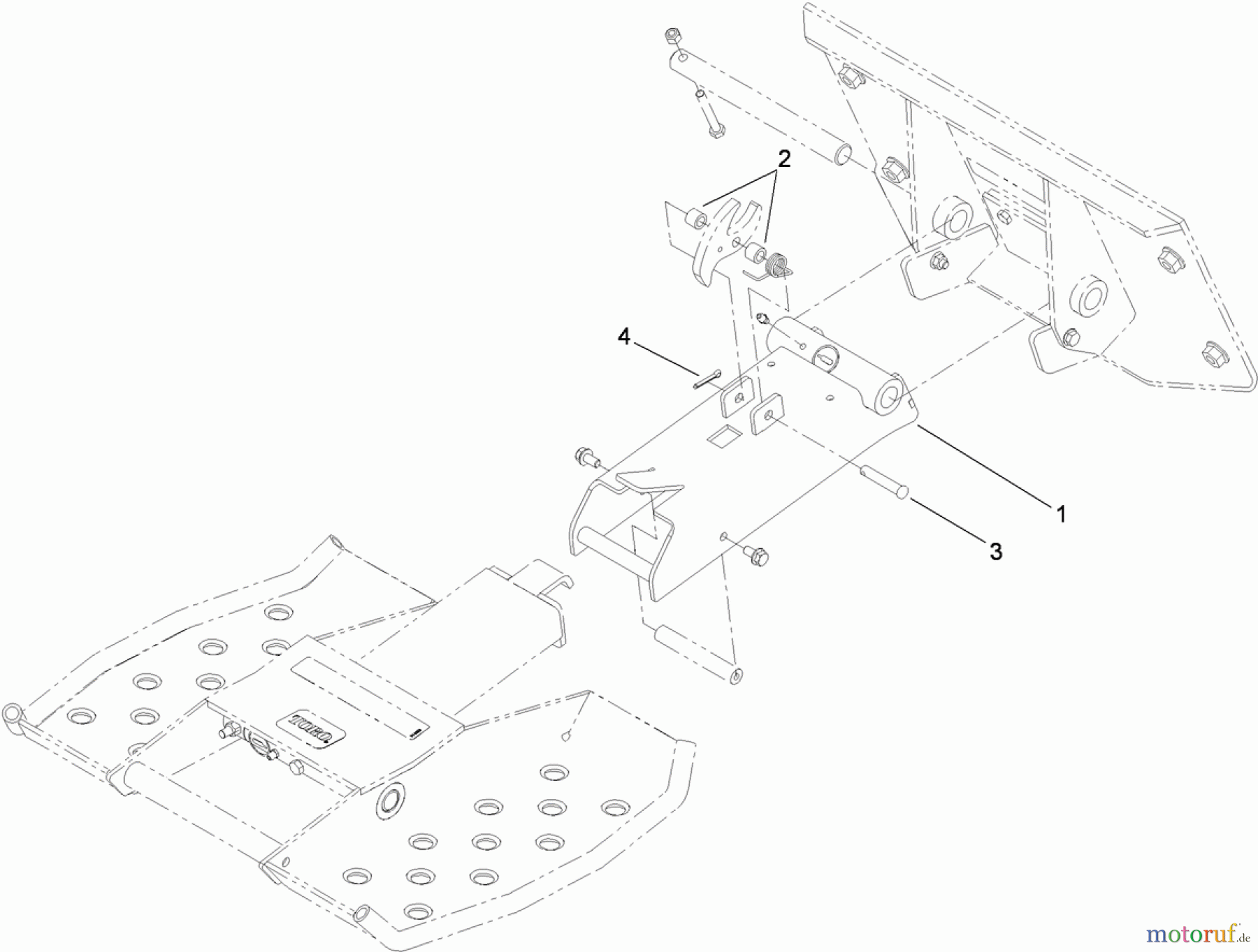  Compact Utility Attachments 115-4582 - Toro Replacement Linkage Kit, TX Platform REPLACEMENT LINKAGE ASSEMBLY