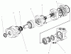 Compact Utility Attachments 22400 - Toro Auger Head, Dingo Compact Utility Loader (SN: 800001 - 800292) (1998) Listas de piezas de repuesto y dibujos HYDRAULIC MOTOR AND ASSEMBLY