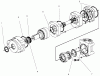 Compact Utility Attachments 22400 - Toro Auger Head, Dingo Compact Utility Loader (SN: 800293 - 899999) (1998) Listas de piezas de repuesto y dibujos HYDRAULIC MOTOR AND ASSEMBLY