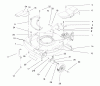 Rasenmäher 11001 - Toro Side Discharge Mower (SN: 7900001 - 7999999) (1997) Listas de piezas de repuesto y dibujos HOUSING ASSEMBLY