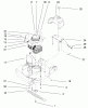 Rasenmäher 11002 - Toro 53cm Walk-Behind Mower (SN: 9900001 - 9999999) (1999) Listas de piezas de repuesto y dibujos ENGINE & BLADE ASSEMBLY