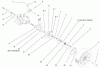 Rasenmäher 11003 - Toro 53cm Walk-Behind Mower (SN: 200000001 - 200999999) (2000) Listas de piezas de repuesto y dibujos GEARCASE AND WHEEL ASSEMBLY