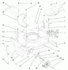 Rasenmäher 11003 - Toro 53cm Walk-Behind Mower (SN: 200000001 - 200999999) (2000) Listas de piezas de repuesto y dibujos HOUSING ASSEMBLY