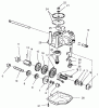 Rasenmäher 11003 - Toro 53cm Walk-Behind Mower (SN: 8900001 - 8999999) (1998) Listas de piezas de repuesto y dibujos GEAR CASE ASSEMBLY