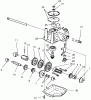 Rasenmäher 11003 - Toro 53cm Walk-Behind Mower (SN: 9900001 - 9999999) (1999) Listas de piezas de repuesto y dibujos GEAR CASE ASSEMBLY