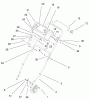 Rasenmäher 11003 - Toro 53cm Walk-Behind Mower (SN: 9900001 - 9999999) (1999) Listas de piezas de repuesto y dibujos HANDLE ASSEMBLY