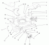 Rasenmäher 11003 - Toro 53cm Walk-Behind Mower (SN: 9900001 - 9999999) (1999) Listas de piezas de repuesto y dibujos HOUSING ASSEMBLY