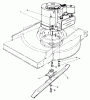 Rasenmäher 22005 - Toro Walk-Behind Mower (SN: 5000001 - 5999999) (1985) Listas de piezas de repuesto y dibujos ENGINE ASSEMBLY