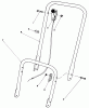 Rasenmäher 22005 - Toro Walk-Behind Mower (SN: 7000001 - 7999999) (1987) Listas de piezas de repuesto y dibujos HANDLE ASSEMBLY