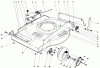 Rasenmäher 22005 - Toro Walk-Behind Mower (SN: 8000001 - 8999999) (1988) Listas de piezas de repuesto y dibujos MOWER HOUSING ASSEMBLY