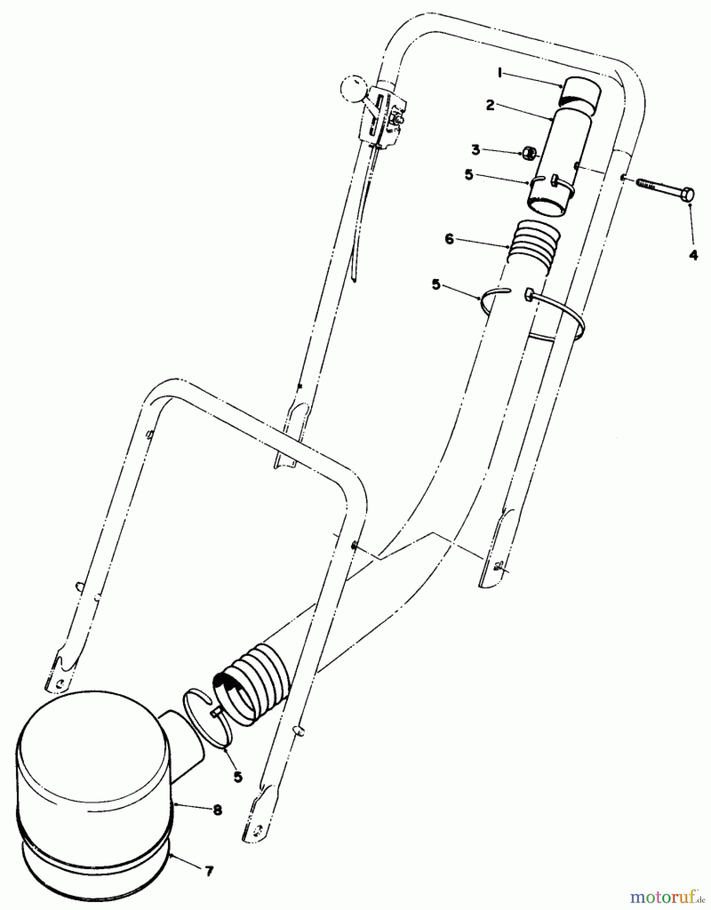  Rasenmäher 22005 - Toro Walk-Behind Mower (SN: 9000001 - 9999999) (1989) REMOTE AIR CLEANER KIT NO. 43-6940 (OPTIONAL)