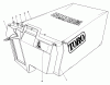 Rasenmäher 22015 - Toro Walk-Behind Mower (SN: 3000001 - 3999999) (1983) Listas de piezas de repuesto y dibujos GRASS BAG ASSEMBLY NO. 11-5609