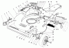 Rasenmäher 22015 - Toro Walk-Behind Mower (SN: 3000001 - 3999999) (1983) Listas de piezas de repuesto y dibujos HOUSING ASSEMBLY (MODEL 22015)