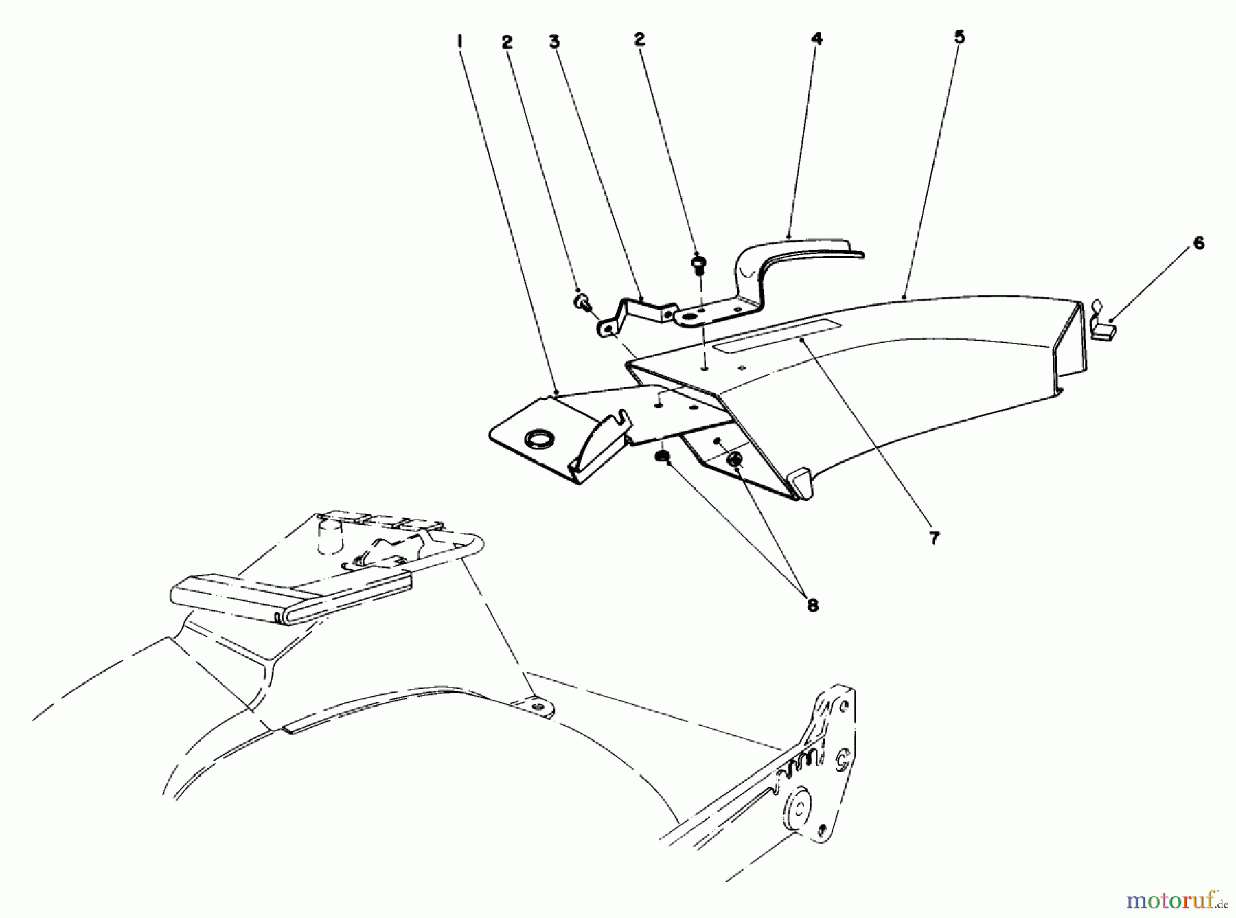  Rasenmäher 22015 - Toro Walk-Behind Mower (SN: 3000001 - 3999999) (1983) SIDE DISCHARGE CHUTE MODEL NO. 59108 (OPTIONAL)