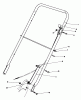 Rasenmäher 22020 - Toro Walk-Behind Mower (SN: 4000001 - 4999999) (1984) Listas de piezas de repuesto y dibujos HANDLE ASSEMBLY (MODEL 22015)