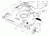 Rasenmäher 22020 - Toro Walk-Behind Mower (SN: 4000001 - 4999999) (1984) Listas de piezas de repuesto y dibujos HOUSING ASSEMBLY (MODEL 22020)