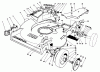 Rasenmäher 22015 - Toro Walk-Behind Mower (SN: 5000001 - 5999999) (1985) Listas de piezas de repuesto y dibujos HOUSING ASSEMBLY (MODEL 22015)