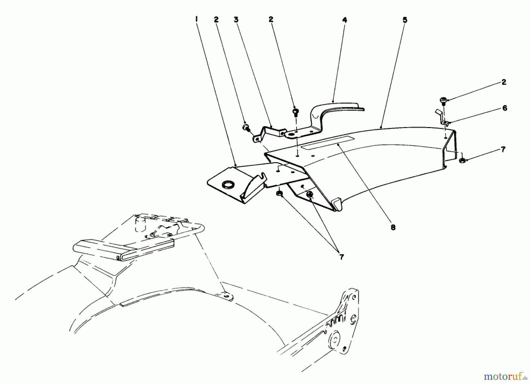  Rasenmäher 22020 - Toro Walk-Behind Mower (SN: 5000001 - 5999999) (1985) SIDE DISCHARGE CHUTE MODEL NO. 59108 (OPTIONAL)