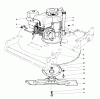 Rasenmäher 22015 - Toro Walk-Behind Mower (SN: 6000001 - 6999999) (1986) Listas de piezas de repuesto y dibujos ENGINE ASSEMBLY (MODEL 22015)