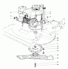 Rasenmäher 22020 - Toro Walk-Behind Mower (SN: 6000001 - 6999999) (1986) Listas de piezas de repuesto y dibujos ENGINE ASSEMBLY (MODEL 22020)