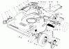 Rasenmäher 22020 - Toro Walk-Behind Mower (SN: 6000001 - 6999999) (1986) Listas de piezas de repuesto y dibujos HOUSING ASSEMBLY (MODEL 22015)