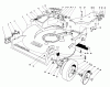 Rasenmäher 22015 - Toro Walk-Behind Mower (SN: 6000001 - 6999999) (1986) Listas de piezas de repuesto y dibujos HOUSING ASSEMBLY (MODEL 22020)