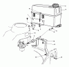 Rasenmäher 22025 - Toro Walk-Behind Mower (SN: 0000001 - 0999999) (1990) Listas de piezas de repuesto y dibujos FUEL TANK ASSEMBLY