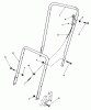 Rasenmäher 22025 - Toro Walk-Behind Mower (SN: 0000001 - 0999999) (1990) Listas de piezas de repuesto y dibujos HANDLE ASSEMBLY