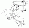 Rasenmäher 22025 - Toro Walk-Behind Mower (SN: 1000001 - 1999999) (1991) Listas de piezas de repuesto y dibujos FUEL TANK ASSEMBLY