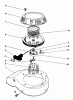 Rasenmäher 22025 - Toro Walk-Behind Mower (SN: 1000001 - 1999999) (1991) Listas de piezas de repuesto y dibujos RECOIL ASSEMBLY (MODEL NO. 47PL0-3)