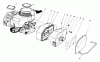 Rasenmäher 22025 - Toro Walk-Behind Mower (SN: 5000001 - 5999999) (1985) Listas de piezas de repuesto y dibujos ENGINE ASSEMBLY