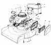 Rasenmäher 22025 - Toro Walk-Behind Mower (SN: 8000001 - 8999999) (1988) Listas de piezas de repuesto y dibujos ENGINE ASSEMBLY