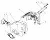 Rasenmäher 22025 - Toro Walk-Behind Mower (SN: 9000001 - 9999999) (1989) Listas de piezas de repuesto y dibujos ENGINE ASSEMBLY MODEL NO. 47PJ8 #5