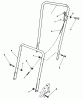 Rasenmäher 22025 - Toro Walk-Behind Mower (SN: 9000001 - 9999999) (1989) Listas de piezas de repuesto y dibujos HANDLE ASSEMBLY