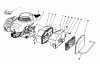 Rasenmäher 22025C - Toro Walk-Behind Mower (SN: 9000001 - 9999999) (1989) Listas de piezas de repuesto y dibujos ENGINE ASSEMBLY