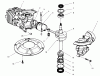 Rasenmäher 22026 - Toro Side Discharge Mower (SN: 200000001 - 200999999) (2000) Listas de piezas de repuesto y dibujos CRANKSHAFT ASSEMBLY (MODEL NO. 48PW)