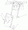 Rasenmäher 22026 - Toro Side Discharge Mower (SN: 200000001 - 200999999) (2000) Listas de piezas de repuesto y dibujos HANDLE ASSEMBLY