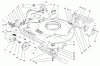 Rasenmäher 22026 - Toro Side Discharge Mower (SN: 200000001 - 200999999) (2000) Listas de piezas de repuesto y dibujos HOUSING & WHEEL ASSEMBLY