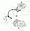 Rasenmäher 22026 - Toro Side Discharge Mower (SN: 200000001 - 200999999) (2000) Listas de piezas de repuesto y dibujos IGNITION ASSEMBLY (MODEL NO. 48PW)