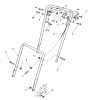 Rasenmäher 22026 - Toro Side Discharge Mower (SN: 2000001 - 2999999) (1992) Listas de piezas de repuesto y dibujos HANDLE ASSEMBLY