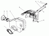 Rasenmäher 22026 - Toro Side Discharge Mower (SN: 2000001 - 2999999) (1992) Listas de piezas de repuesto y dibujos MUFFLER ASSEMBLY (MODEL NO. 47PM1-3)