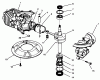 Rasenmäher 22026 - Toro Side Discharge Mower (SN: 4900001 - 4999999) (1994) Listas de piezas de repuesto y dibujos CRANKSHAFT ASSEMBLY (MODEL NO. 47PR4-3)