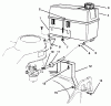 Rasenmäher 22026 - Toro Side Discharge Mower (SN: 4900001 - 4999999) (1994) Listas de piezas de repuesto y dibujos FUEL TANK ASSEMBLY