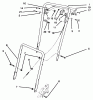 Rasenmäher 22026 - Toro Side Discharge Mower (SN: 4900001 - 4999999) (1994) Listas de piezas de repuesto y dibujos HANDLE ASSEMBLY