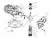 Rasenmäher 22026 - Toro Side Discharge Mower (SN: 6900001 - 6999999) (1996) Listas de piezas de repuesto y dibujos CRANKSHAFT ASSEMBLY (MODEL NO. 47PS5-3)