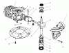 Rasenmäher 22026 - Toro Side Discharge Mower (SN: 9900001 - 9999999) (1999) Listas de piezas de repuesto y dibujos CRANKSHAFT ASSEBLY (MODEL NO. 47PT7-3)