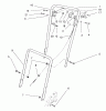 Rasenmäher 22026 - Toro Side Discharge Mower (SN: 8900001 - 8999999) (1998) Listas de piezas de repuesto y dibujos HANDLE ASSEMBLY