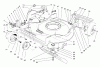 Rasenmäher 22026 - Toro Side Discharge Mower (SN: 8900001 - 8999999) (1998) Listas de piezas de repuesto y dibujos HOUSING AND WHEEL ASSEMBLY