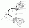 Rasenmäher 22026 - Toro Side Discharge Mower (SN: 8900001 - 8999999) (1998) Listas de piezas de repuesto y dibujos IGNITION ASSEMBLY (MODEL NO. 47PT7-3)