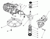 Rasenmäher 22035 - Toro Walk-Behind Mower (SN: 0000001 - 0999999) (1990) Listas de piezas de repuesto y dibujos CRANKSHAFT ASSEMBLY (MODEL NO. 47PK9-3)